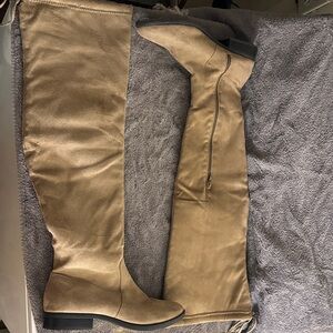 Tan Over-the-Knee Boots